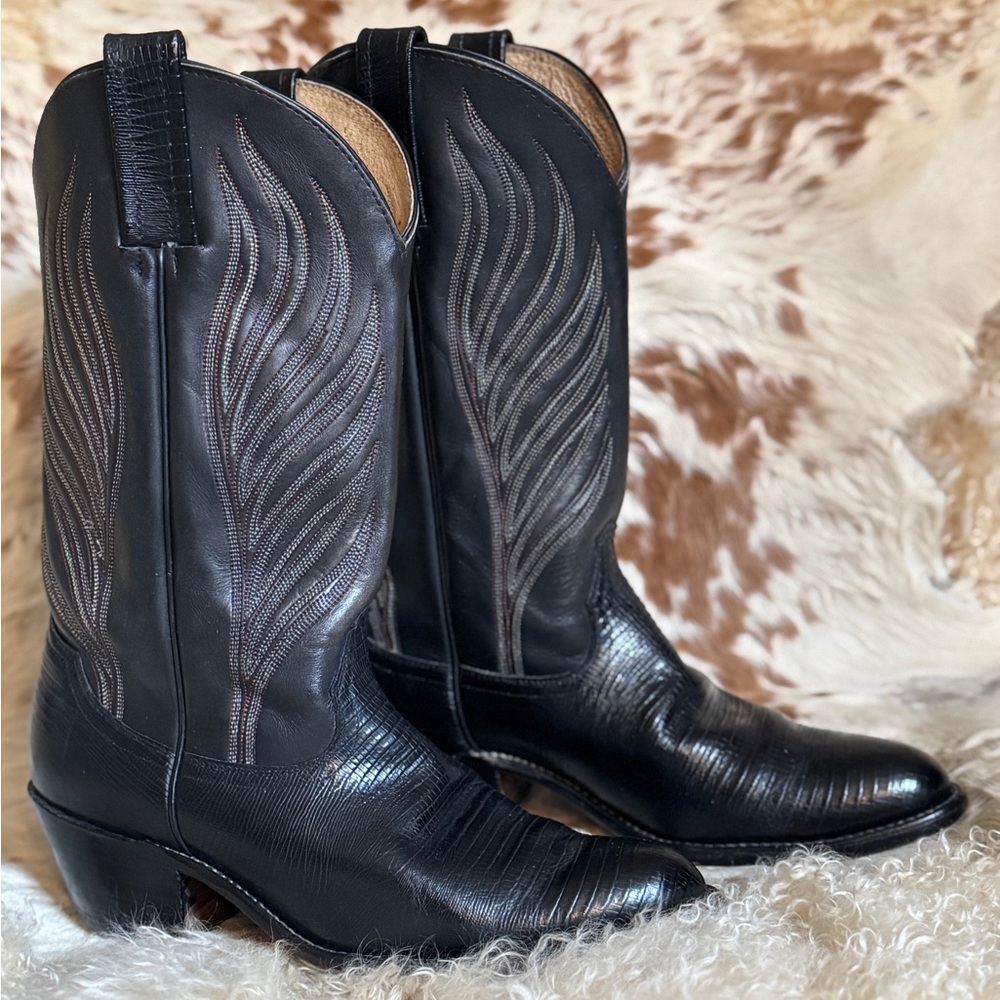 Vintage Black Frye Men’s Boots